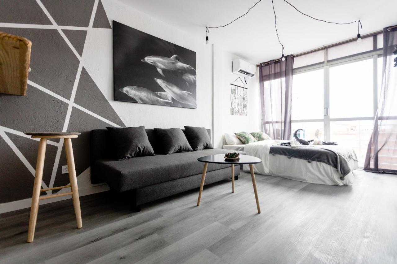 Modern Studio With See And City View 貝尼多姆 外观 照片